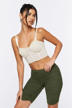 Ruched Biker Shorts