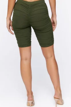 Ruched Biker Shorts