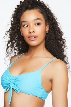 Ruched Bralette Bikini Top