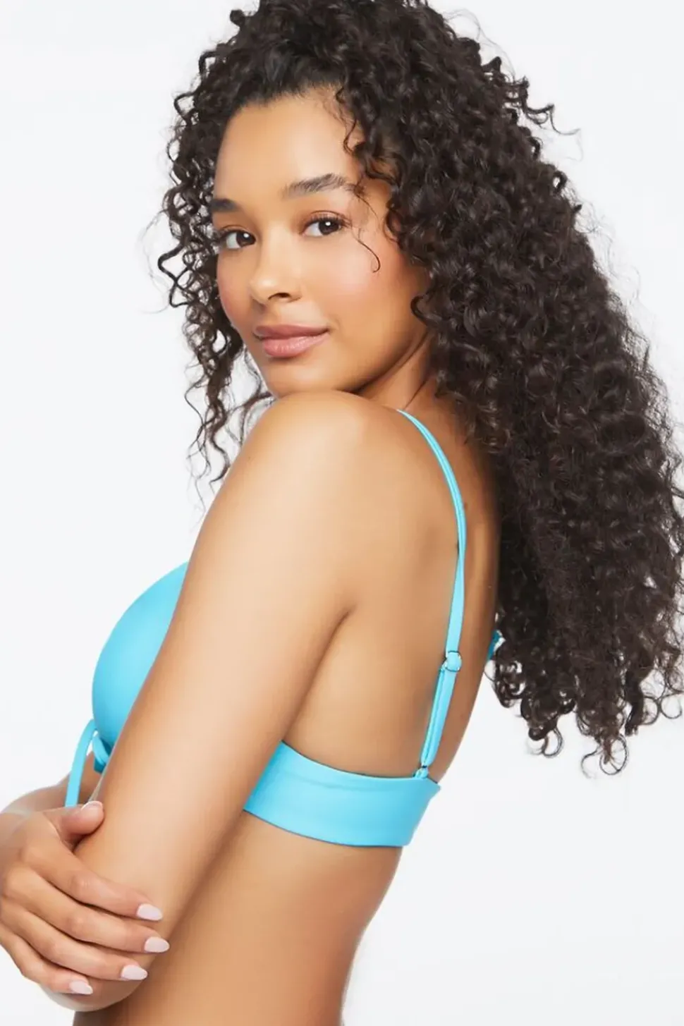 Ruched Bralette Bikini Top