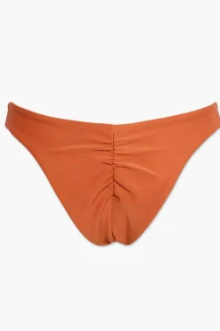 Ruched Brazilian Bikini Bottoms