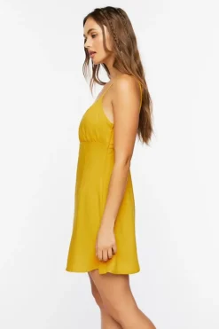 Ruched Bust Mini Dress