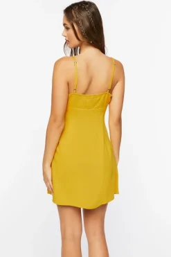 Ruched Bust Mini Dress