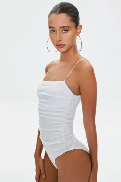 Ruched Cami Bodysuit