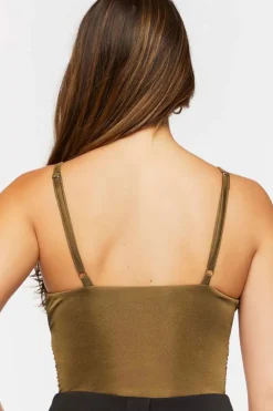 Ruched Cami Bodysuit