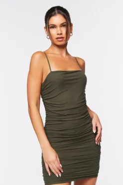 Ruched Cami Mini Dress