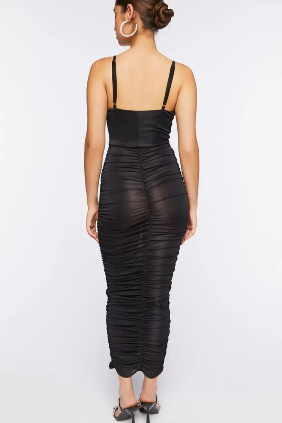 Ruched Corset Maxi Dress