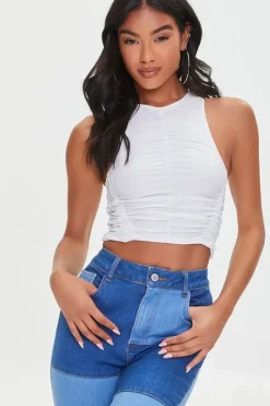 Ruched Crop Top
