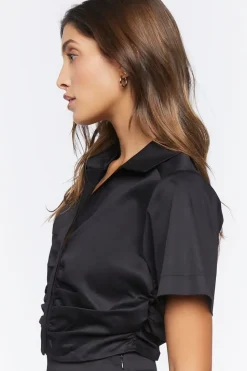 Ruched Crop Top