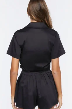 Ruched Crop Top