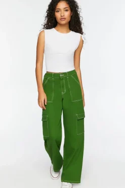 Ruched Drawstring Cropped Tank Top