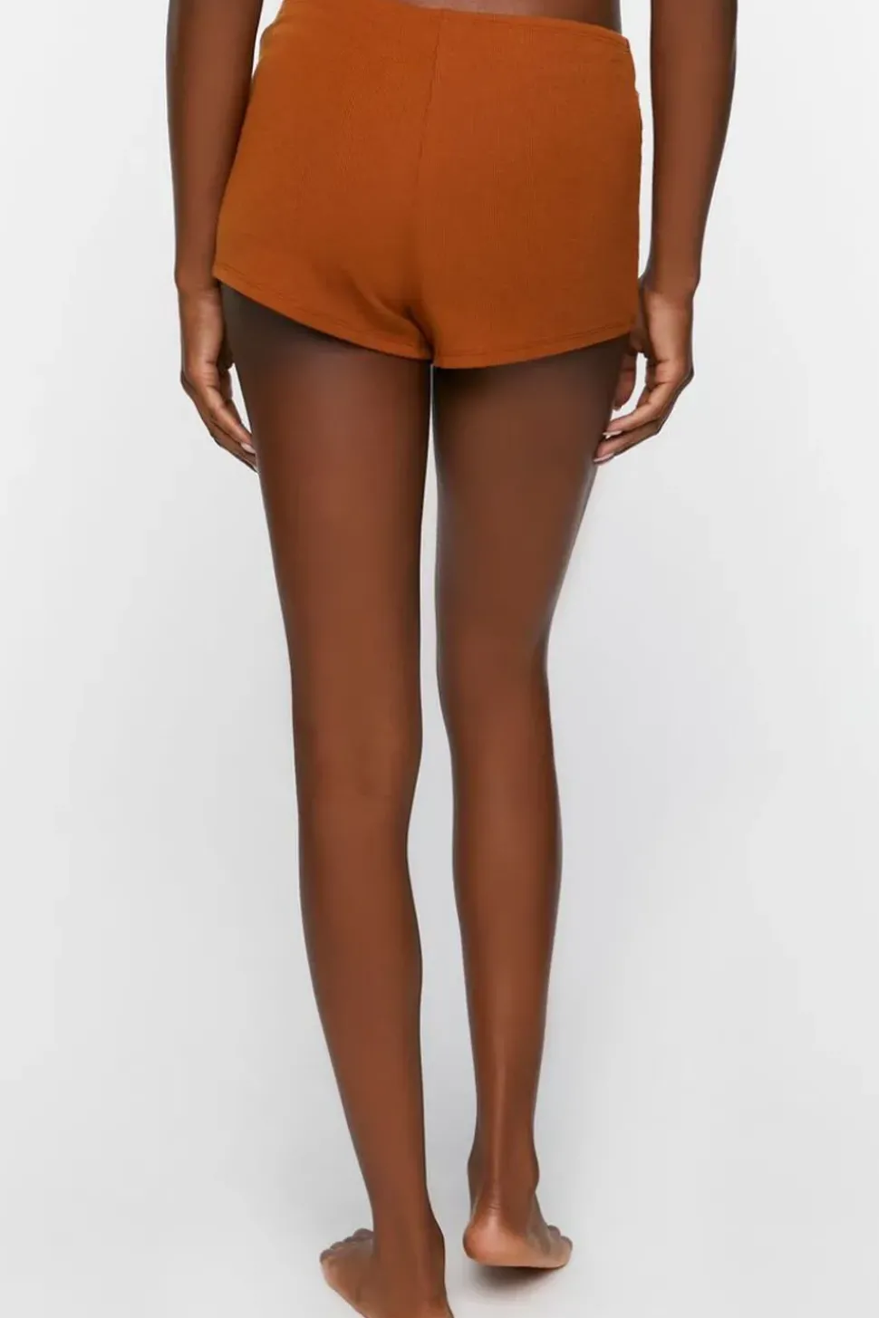 Ruched Drawstring Lounge Shorts