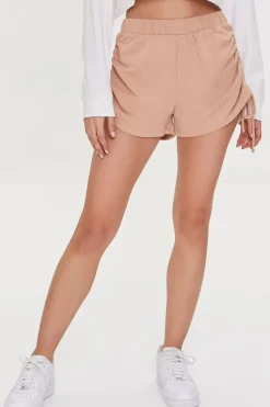 Ruched Drawstring Shorts