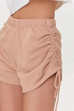 Ruched Drawstring Shorts