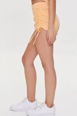 Ruched Drawstring Shorts