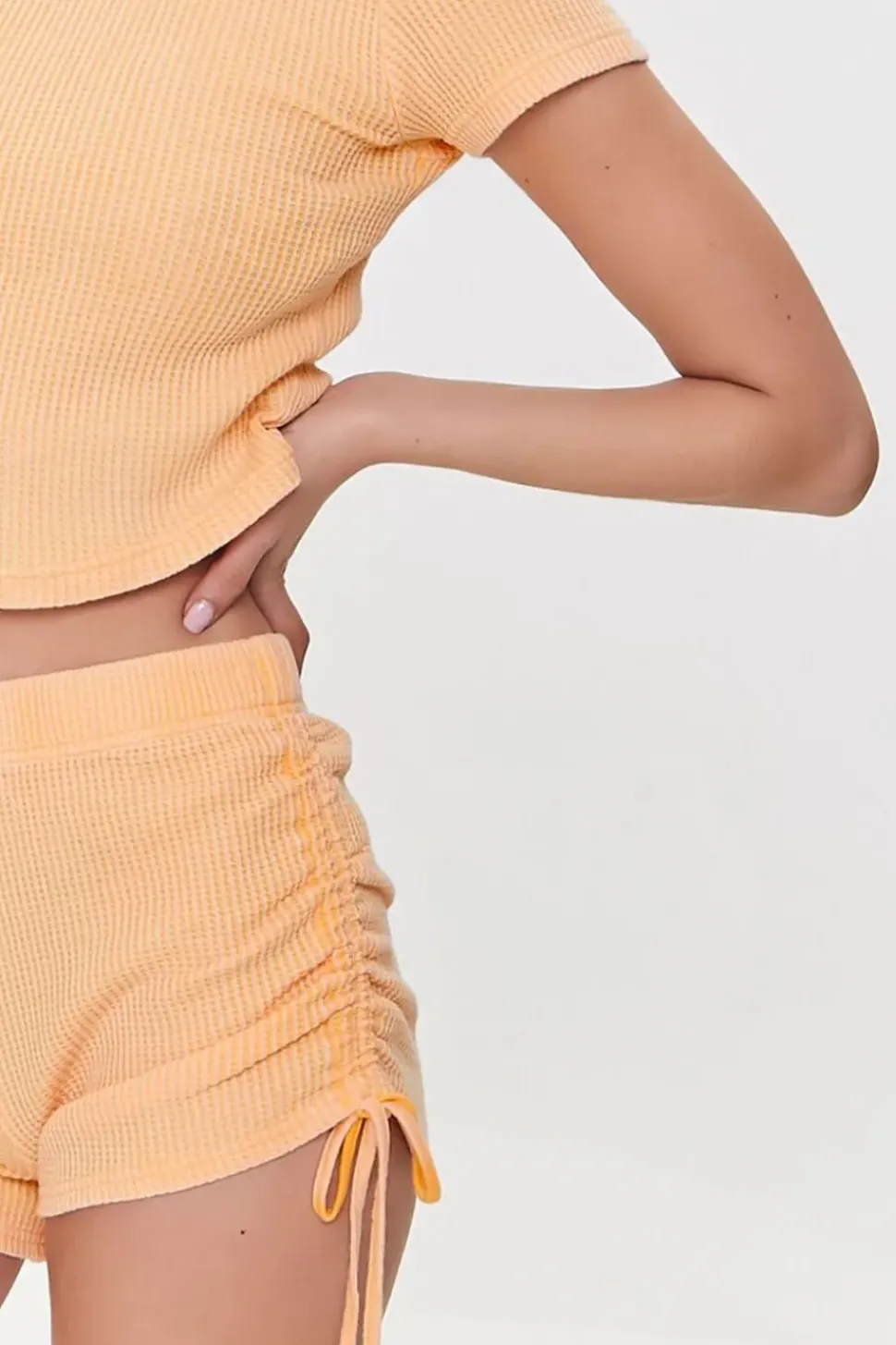 Ruched Drawstring Shorts