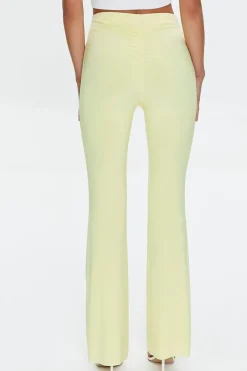 Ruched High-Rise Pants