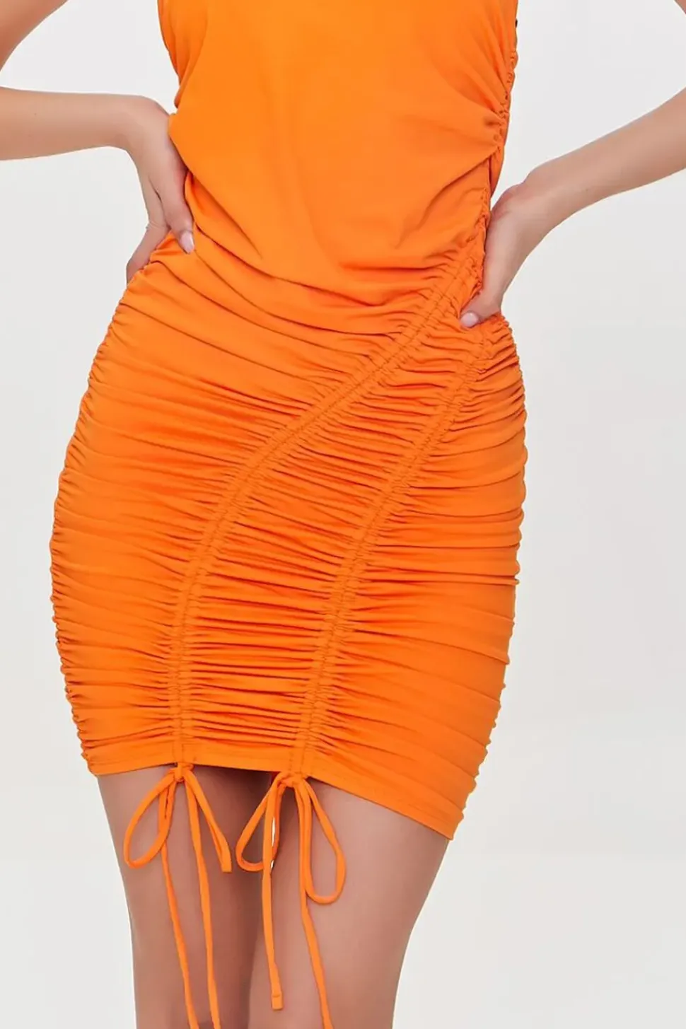 Ruched Mini Dress