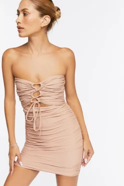 Ruched Mini Tube Dress
