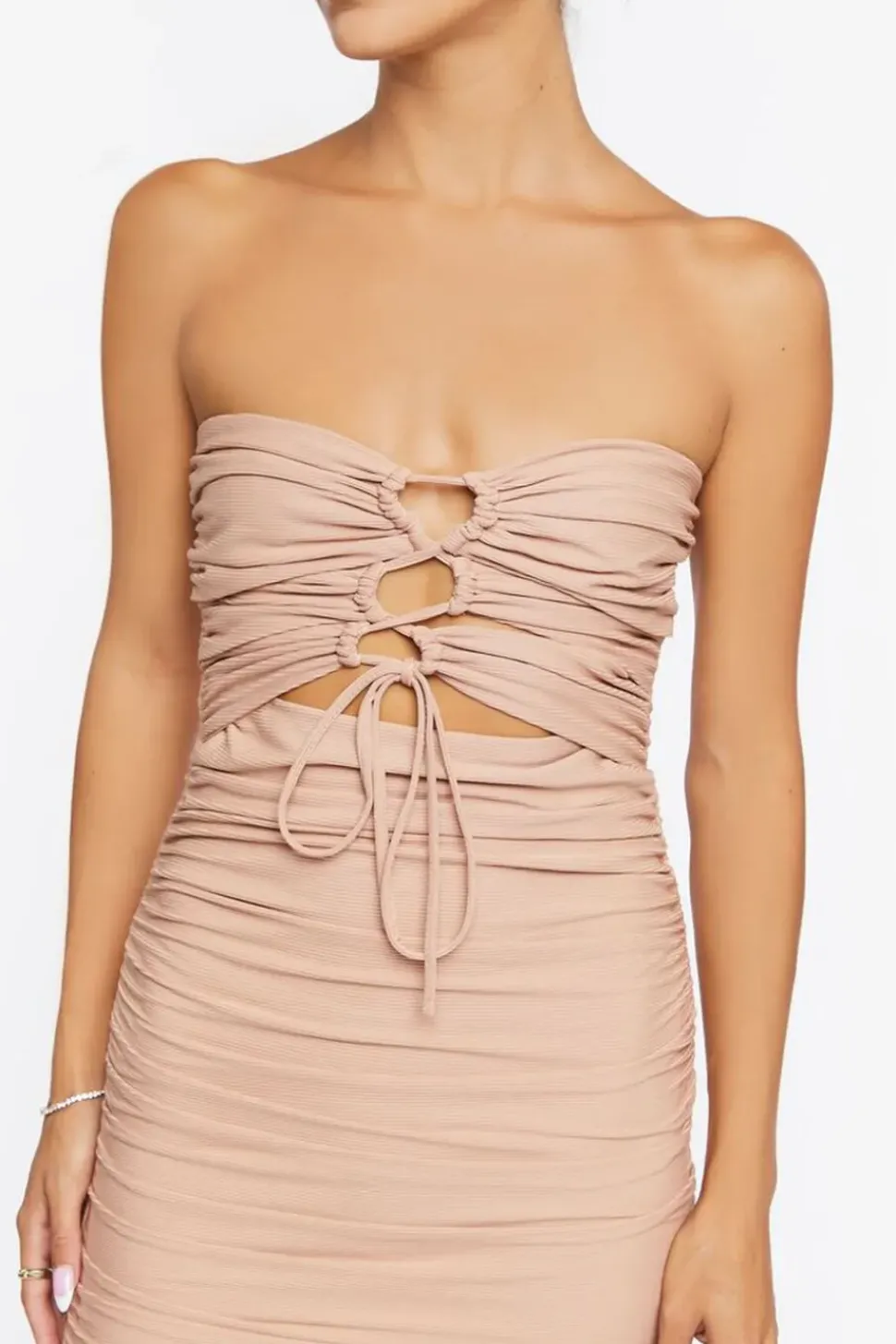 Ruched Mini Tube Dress
