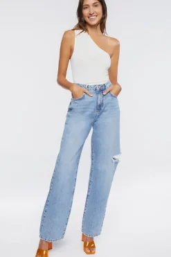 Ruched One-Shoulder Bodysuit