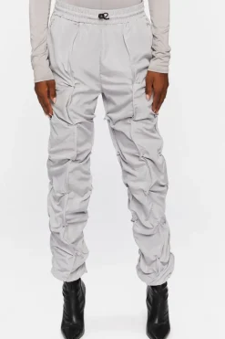 Ruched Toggle Drawstring Joggers