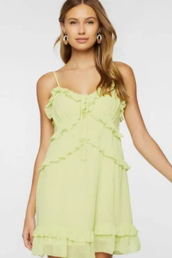 Ruffled Cami Mini Dress