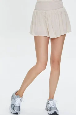 Ruffle-Hem Mini Skirt