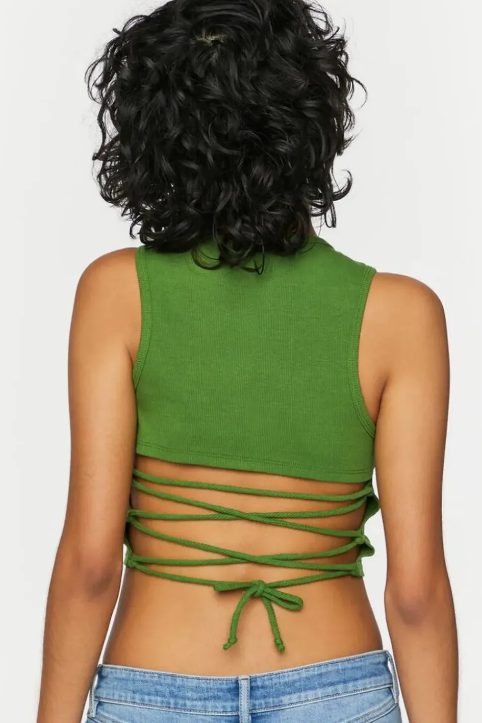 Santa Cruz Lace-Up Graphic Tank Top