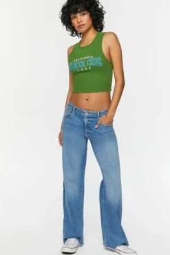 Santa Cruz Lace-Up Graphic Tank Top
