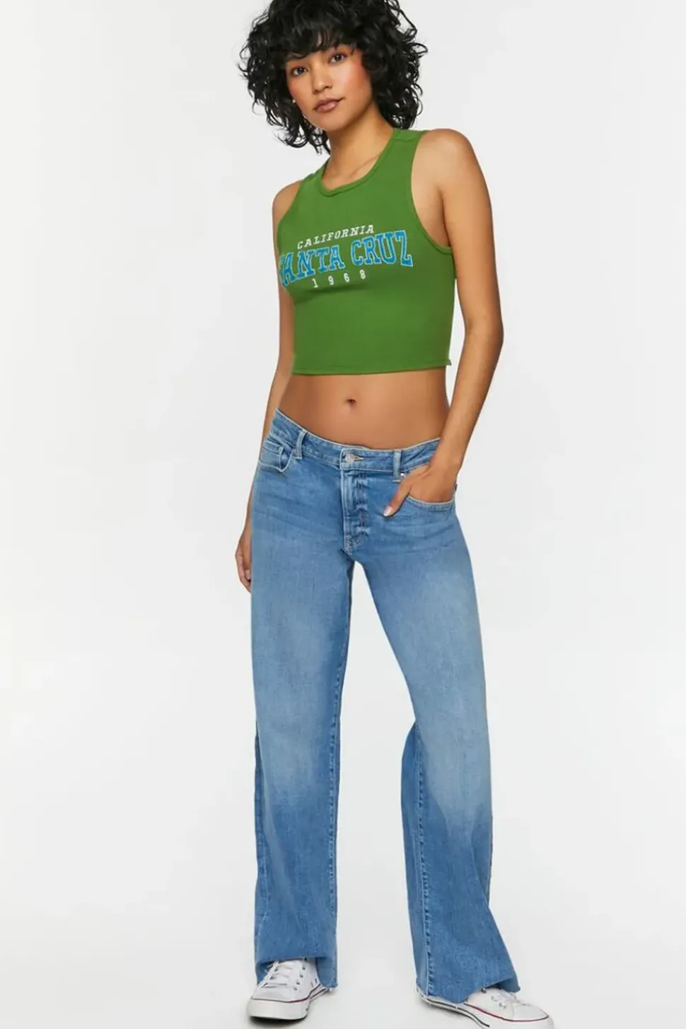 Santa Cruz Lace-Up Graphic Tank Top