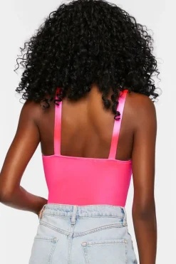 Satin Bustier Bodysuit