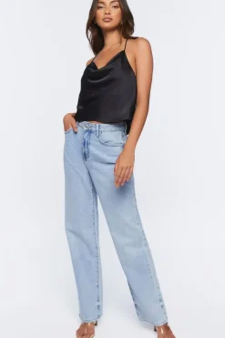 Satin Cowl Neck Cami