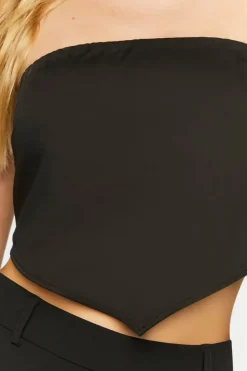 Satin Handkerchief Tube Top