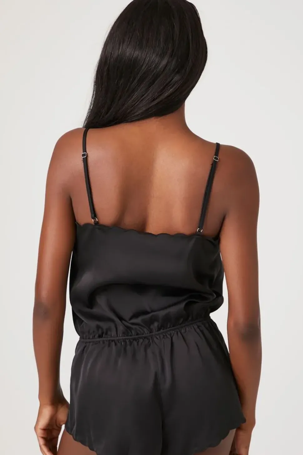 Satin Lingerie Romper
