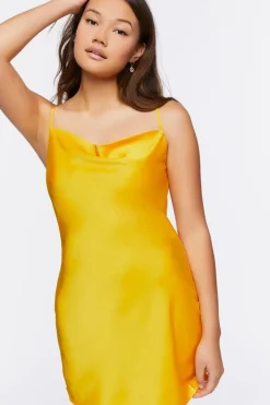 Satin Mini Slip Dress