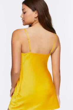 Satin Mini Slip Dress