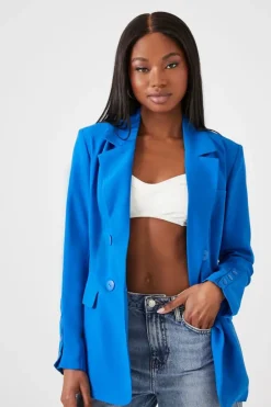 Satin Notched Blazer