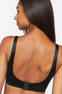 Satin Rose Bustier Bralette