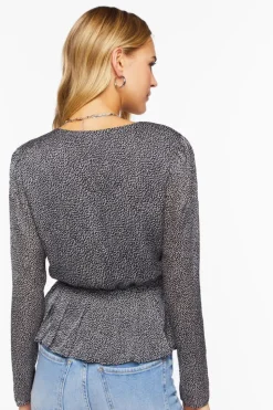 Satin Surplice Top