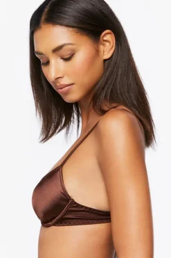 Satin Underwire Bra