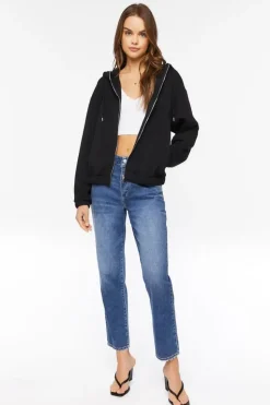 Scuba Knit Zip-Up Hoodie