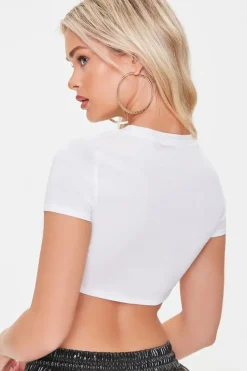 Seamed Cropped Tee