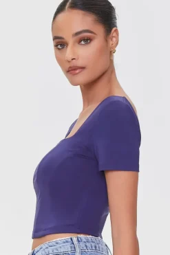 Seamed Crop Top
