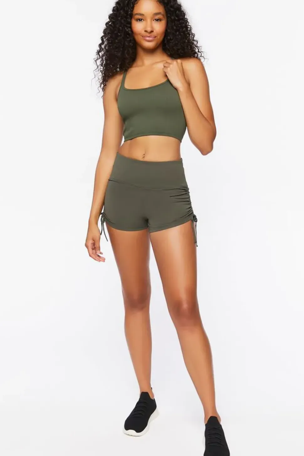 Seamless Caged-Back Sports Bra