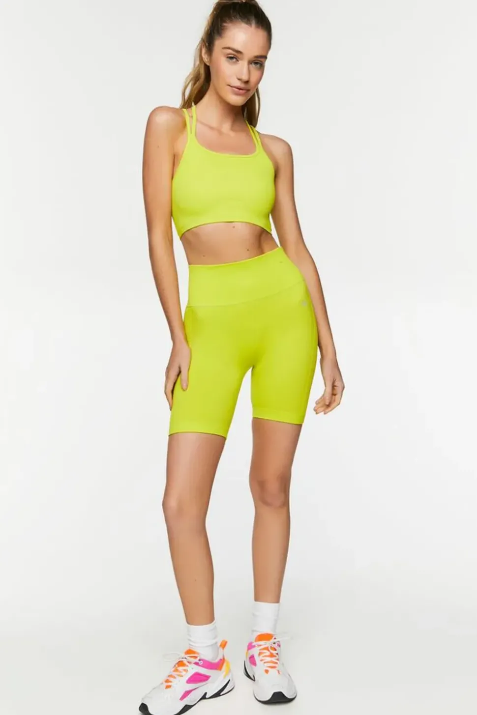 Seamless Caged-Back Sports Bra