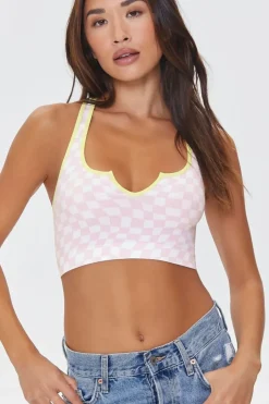 Seamless Checkered Bralette
