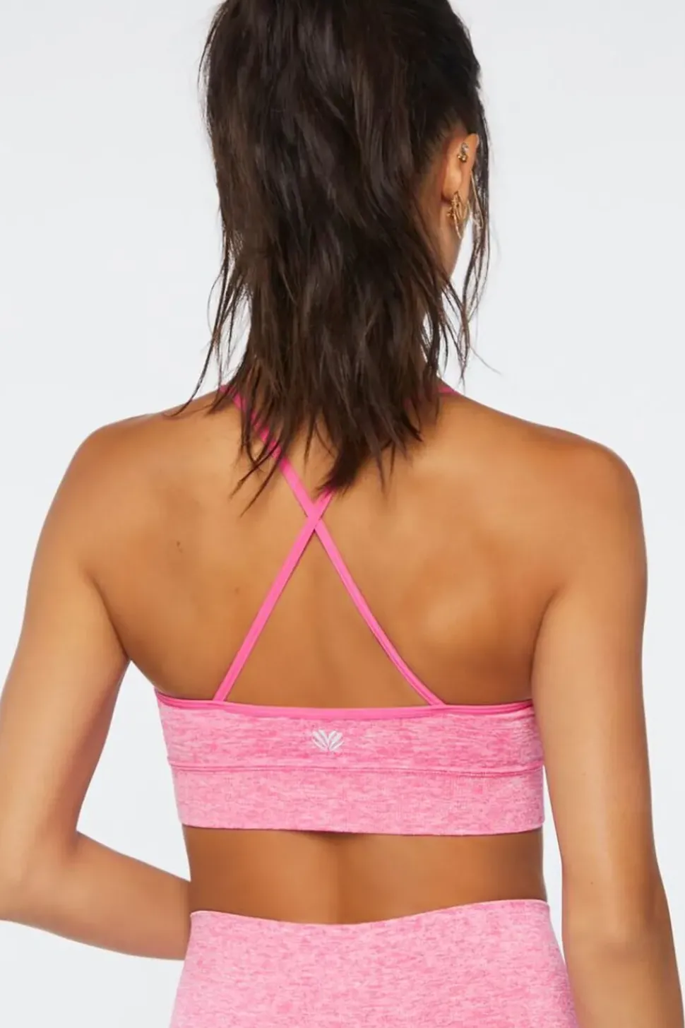 Seamless Checkered Sports Bra