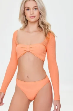 Seamless Cheeky Mid-Rise Bikini Bottoms