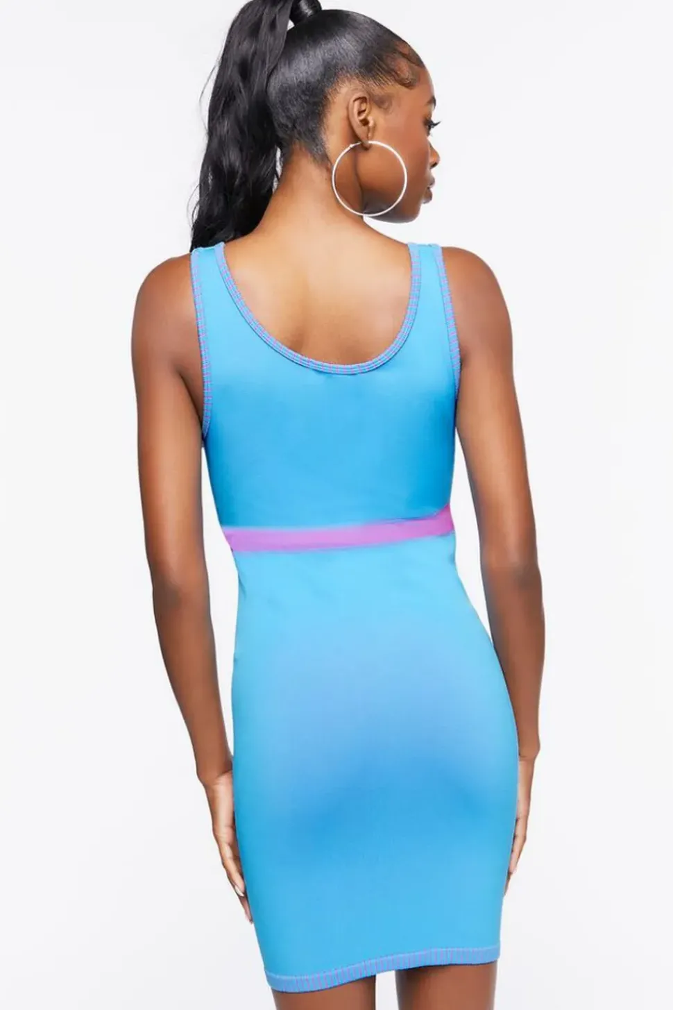 Seamless Colorblock Mini Dress